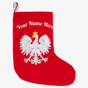Polish Eagle Christmas Stocking