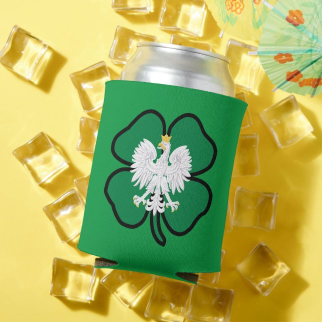Polish Eagle Clover Can Cooler (In Situ Summer)