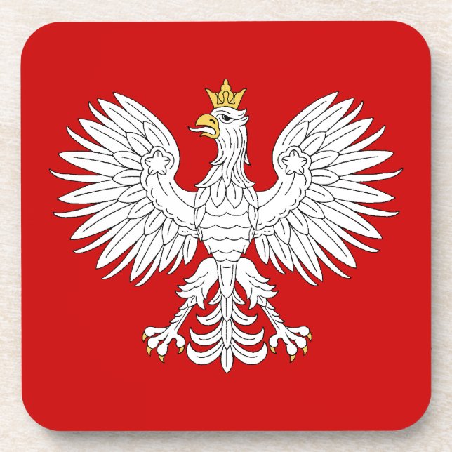 Polish Eagle Coaster (Front)
