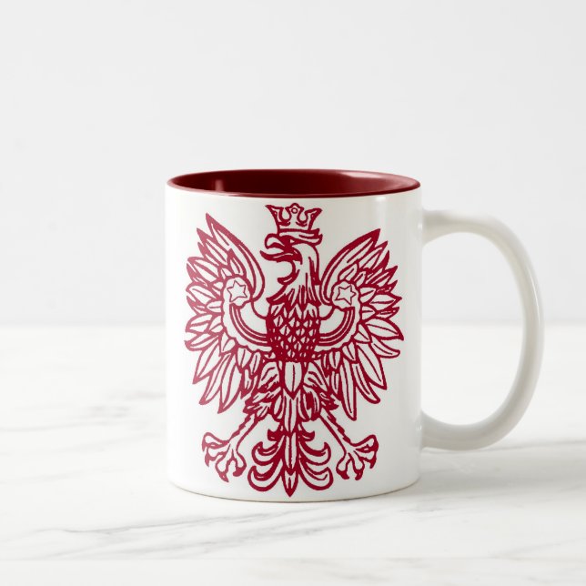 Polish Eagle Crest Coffee Mug (Right)