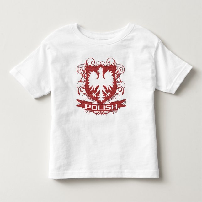 Polish Eagle Crest Toddler T-Shirt (Front)