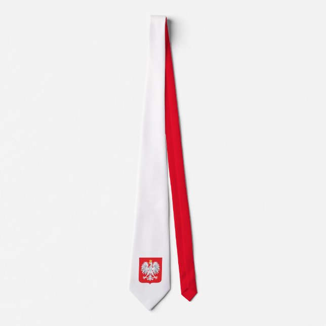 Polish Eagle Flag Tie (Front)
