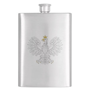 Polish Eagle Hip Flask