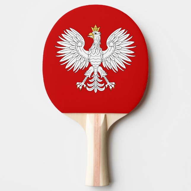 Polish Eagle Ping Pong Paddle (Front)