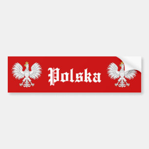 Polish Eagle Polska Bumper Sticker