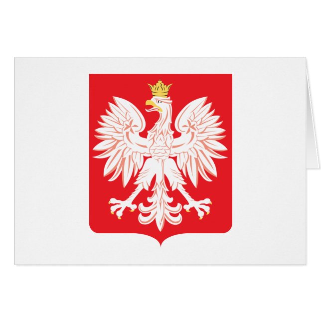 Polish Eagle Red Shield (Front Horizontal)