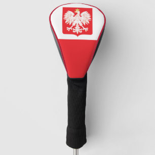 Polish Eagle Red Shield Golf Head Cover