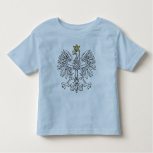 Polish Eagle With Gold Crown Kids Toddler T-Shirt