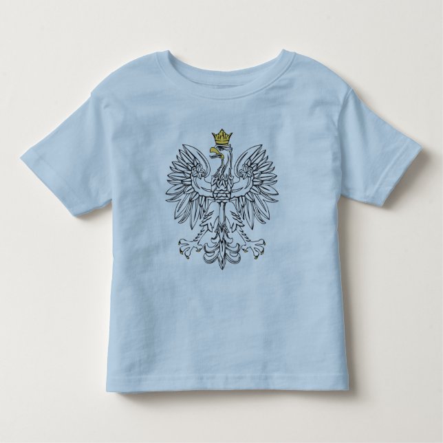 Polish Eagle With Gold Crown Kids Toddler T-Shirt (Front)