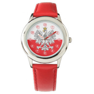 Polish Eagle With Gold Crown Kids Watch