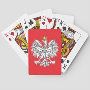 Polish Eagle With Gold Crown Playing Cards. Cards