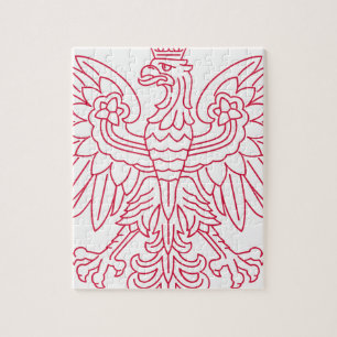 Polish Emblem - Poland Shield - Polska Herb Polski Jigsaw Puzzle