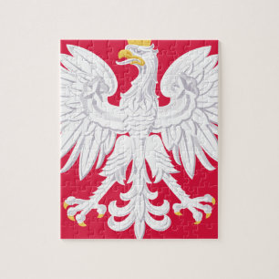 Polish Emblem - Poland Shield - Polska Herb Polski Jigsaw Puzzle