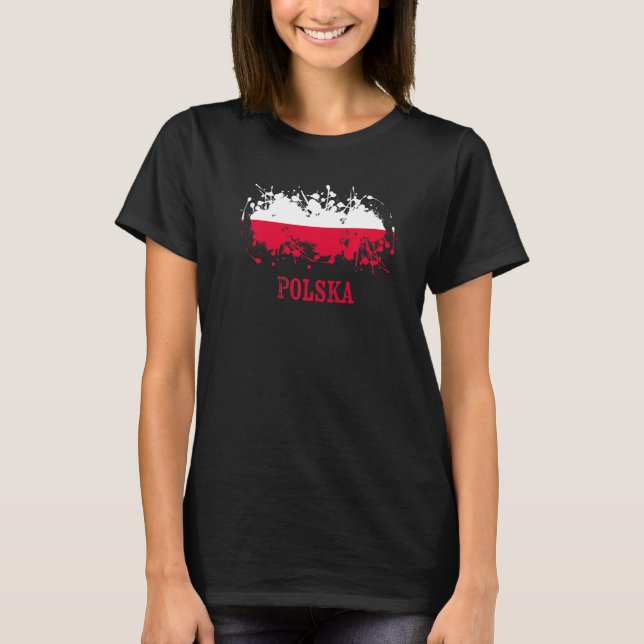 Polish enthusiasts for Polska and Poland T-Shirt (Front)