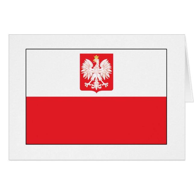 Polish Falcon Flag (Front Horizontal)