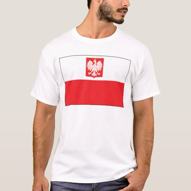 Polish Falcon Flag T-Shirt (Front)