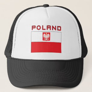 Polish Falcon Flag With Poland Trucker Hat