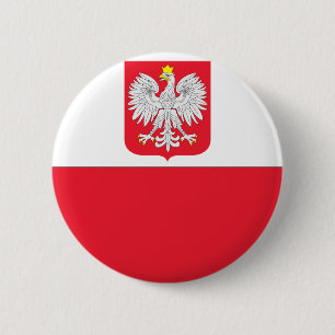 Polish Flag 6 Cm Round Badge