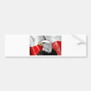 Polish Flag Bumper Sticker