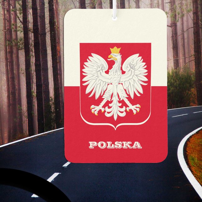 Polish Flag Car Air Freshener, Poland Car Air Freshener (Creator Uploaded)