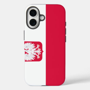 Polish flag iPhone 16 case
