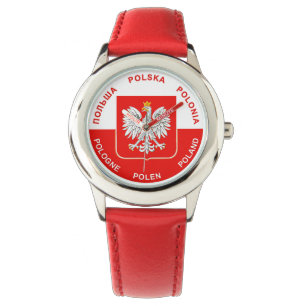 Polish Flag colours with White Eagle Watch