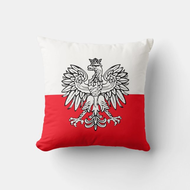 Polish flag cushion (Front)