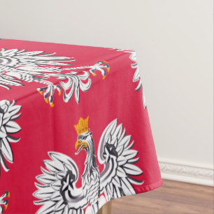 Polish Flag Eagle & Poland dining tablecloth