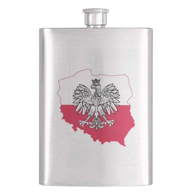 Polish Flag Flask (Front)