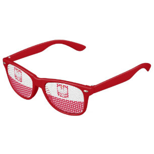 Polish flag kids sunglasses