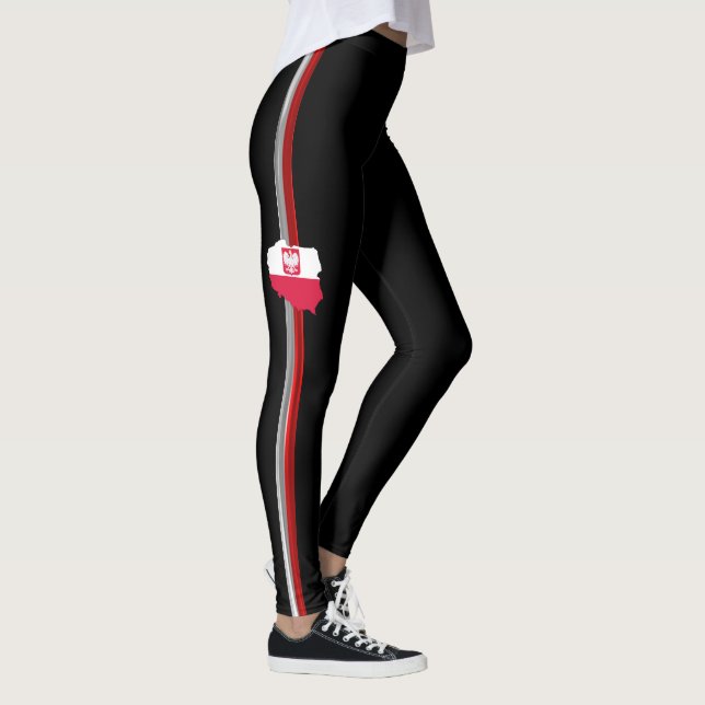 Polish flag leggings (Right)