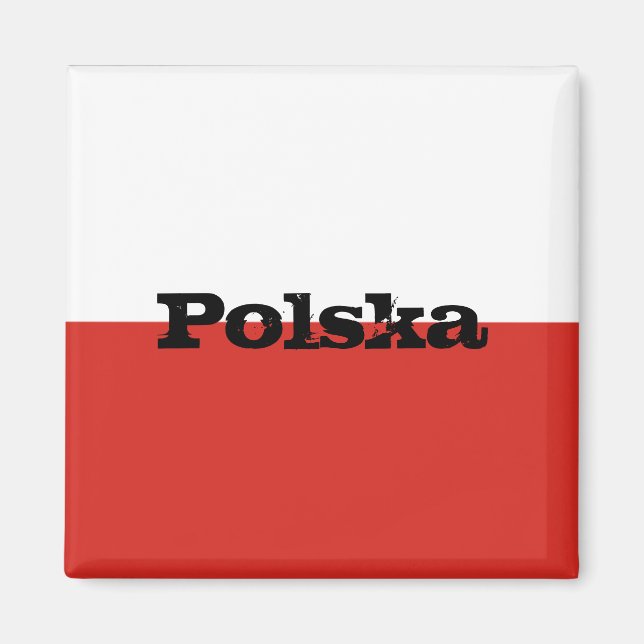 Polish Flag Magnet (Front)
