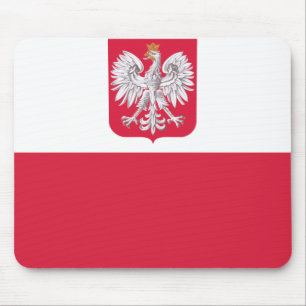 Polish Flag Mouse Pad