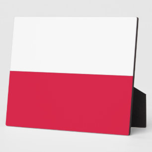 Polish Flag Plaque