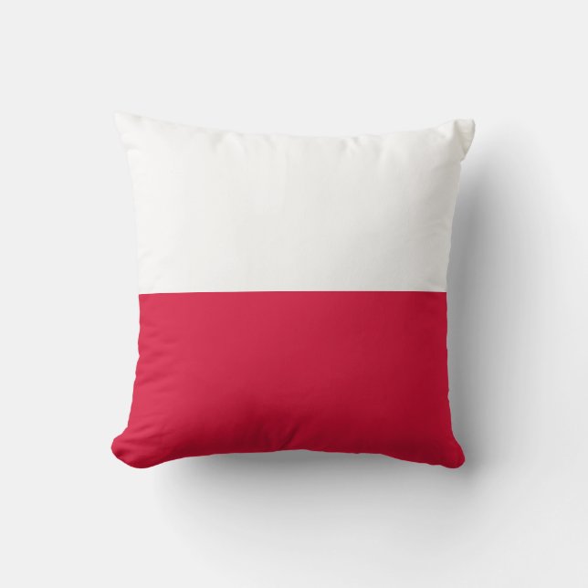 Polish Flag (Poland) Cushion (Front)