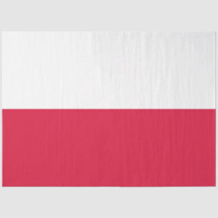 Polish Flag (Poland) Tissue Paper