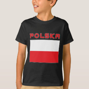 Polish Flag With Polska T-Shirt