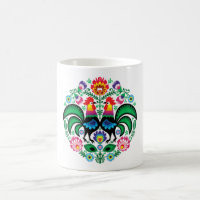 Polish folk Art Rooster Design Mug