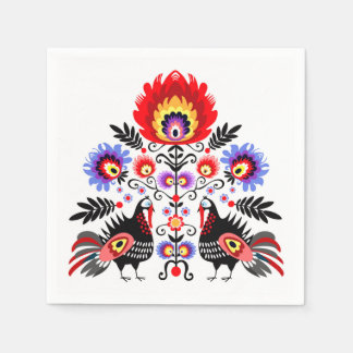 polish folk napkin
