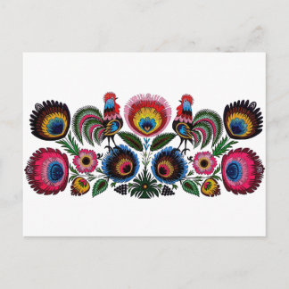Polish Folk Postcard