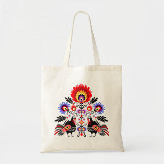 polish folk tote bag