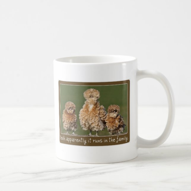 Polish Frizzle Family Traits Coffee Mug (Right)