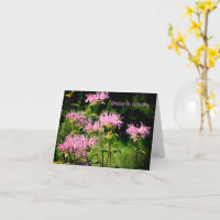 Polish Get Well Flower Nature Personalised Card