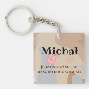 Polish gift for him boyfriend Poland po polsku Key Ring