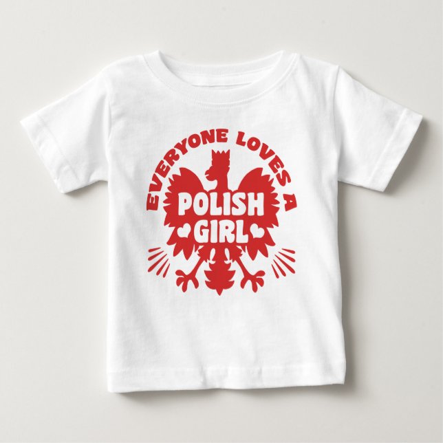 Polish Girl Baby T-Shirt (Front)