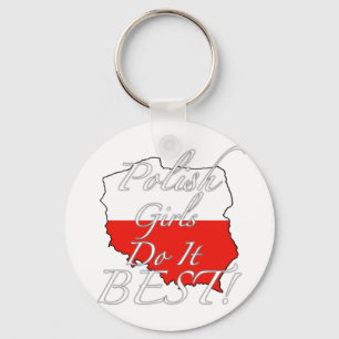 Polish Girls Do It Best! Key Ring
