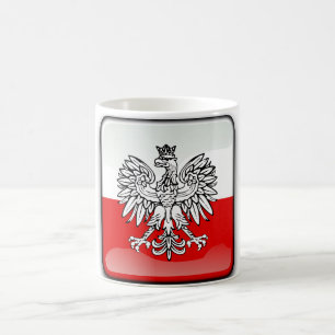 Polish glossy flag coffee mug