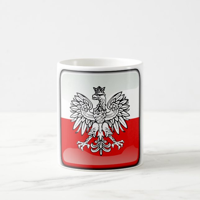 Polish glossy flag coffee mug (Center)