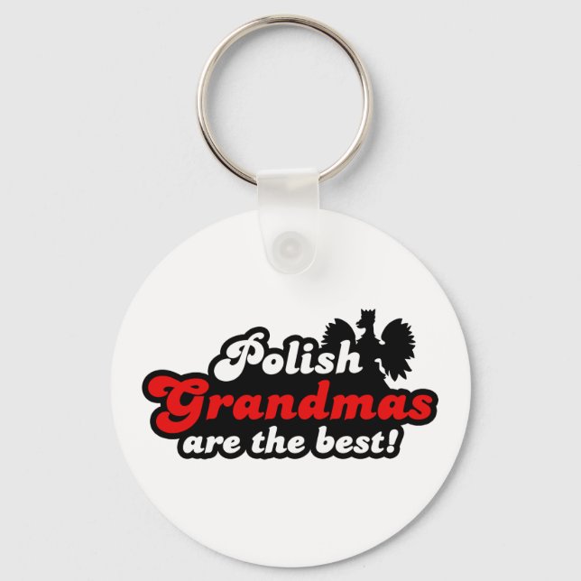 Polish Grandmas Key Ring (Front)