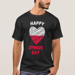 Polish Heart Happy Dyngus Day Polska Poland 2022 T-Shirt